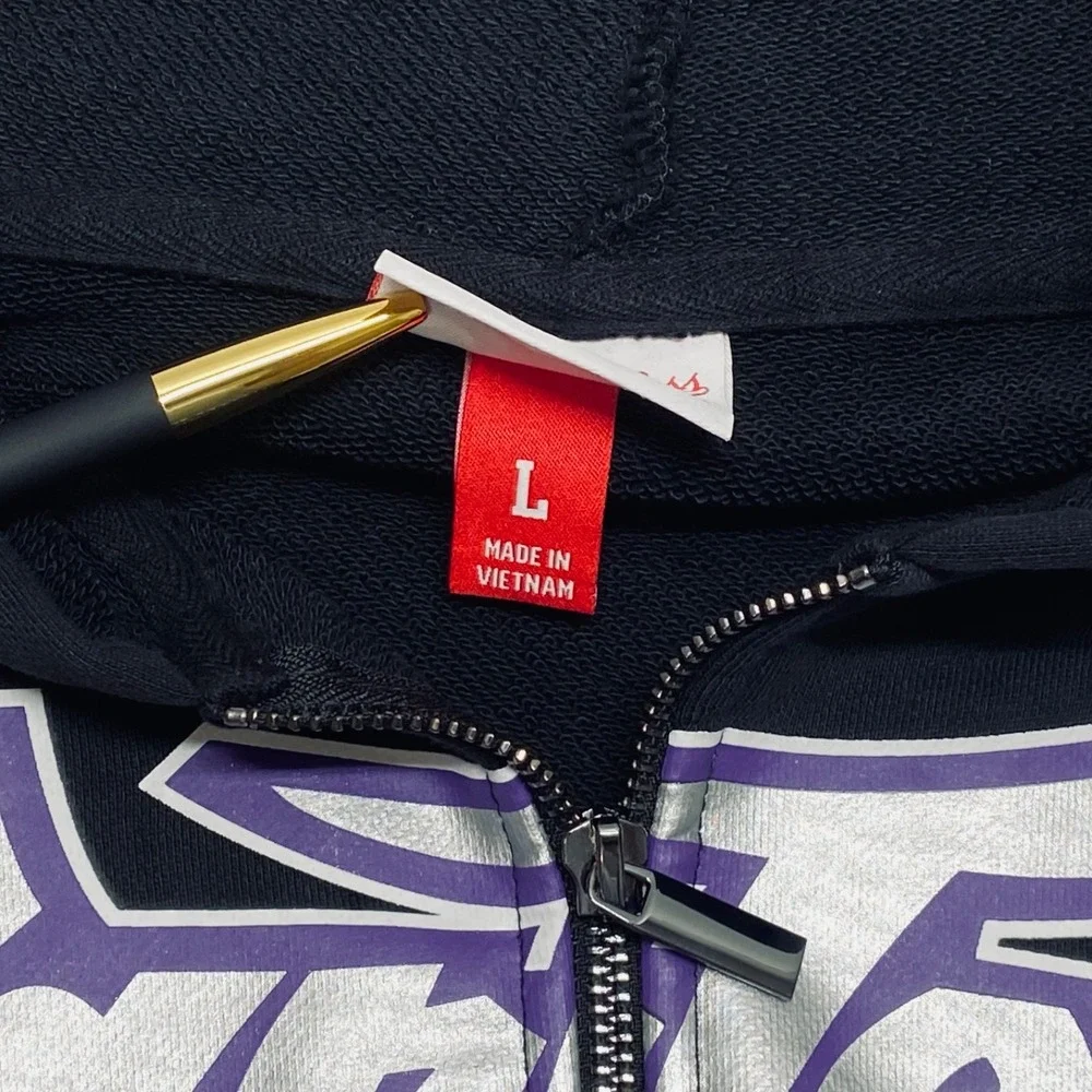 Vince Carter Toronto Raptors 15 NBA Hoodie Large Full Zip TR Basketball‎ HWC M&N